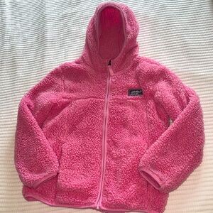 Girls Fall Eddie Bauer Sherpa soft full zip size 7/8